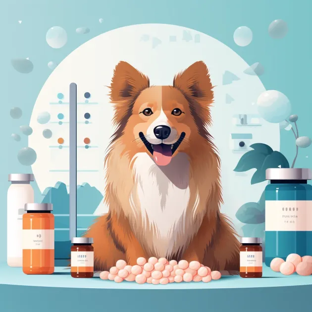 Blog Whoof : Chien avec médicaments